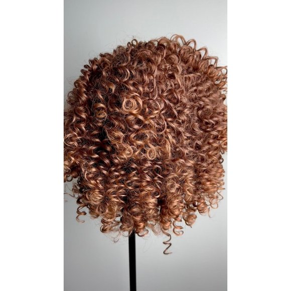 Light Brown Afro Wig - Picture 2 of 2